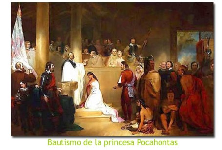 La verdadera historia de la princesa india Pocahontas Bautismopocahontas
